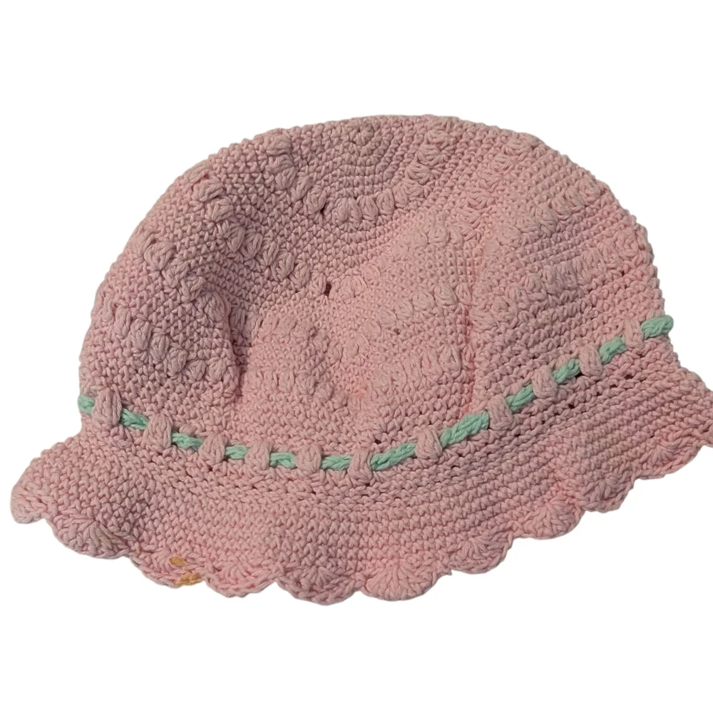 San Diego Hat DayLee Design Hand Crotchet Infant‎ Girls Floral Hat